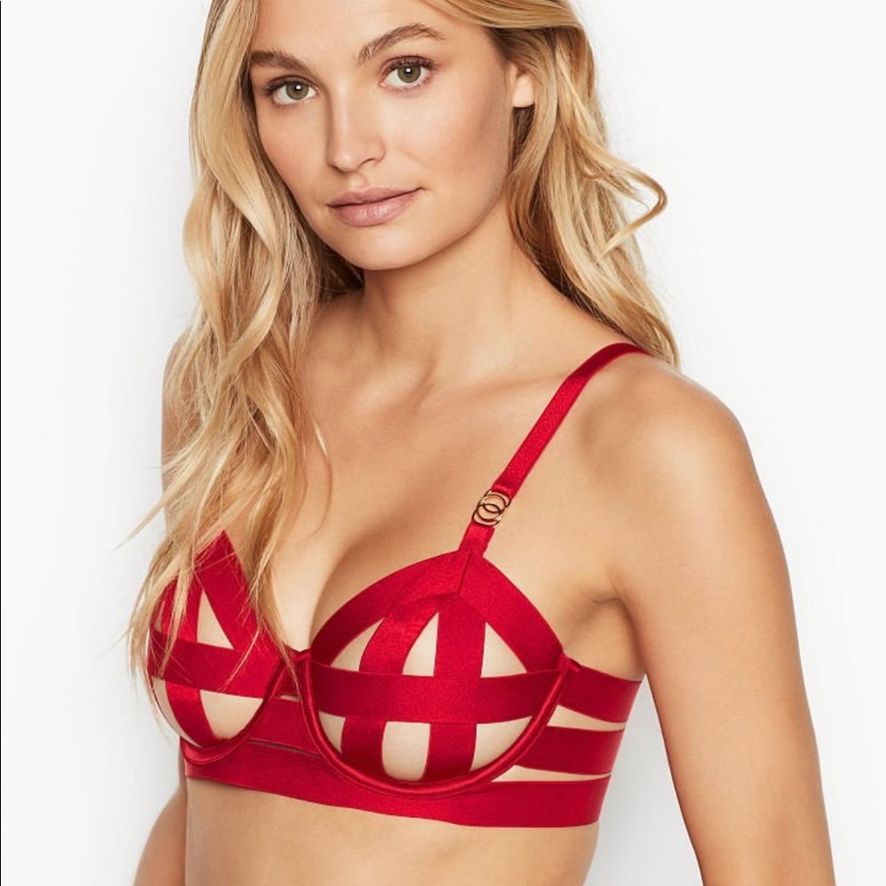Victoria’s Secret Unlined Strappy Demi Bra
